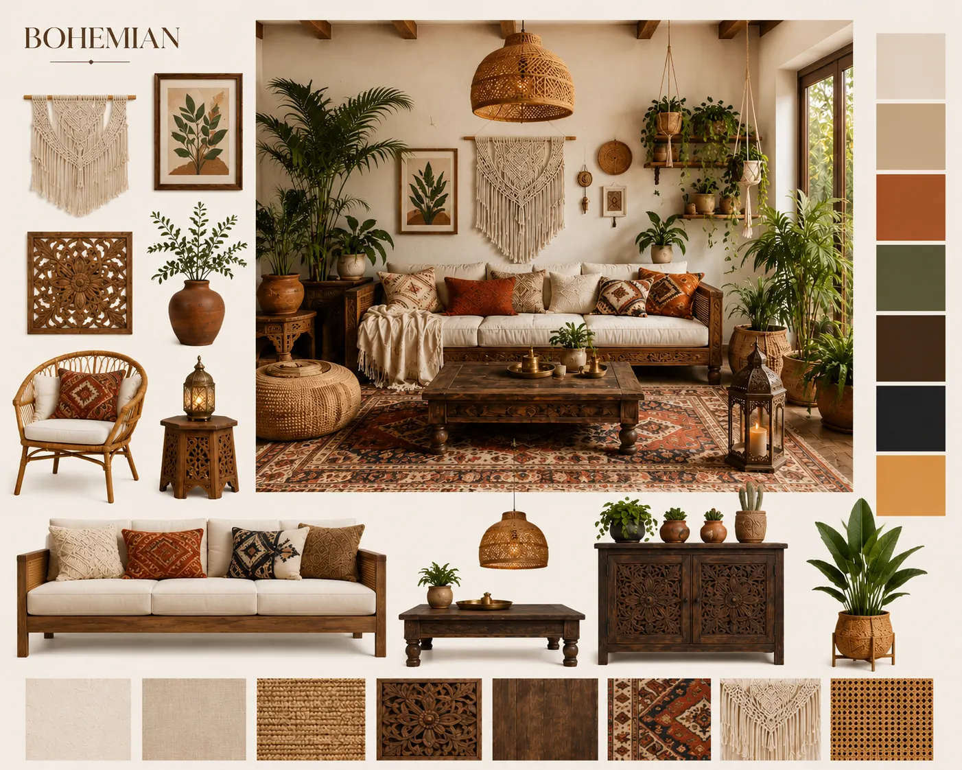 Bohemian Moodboard