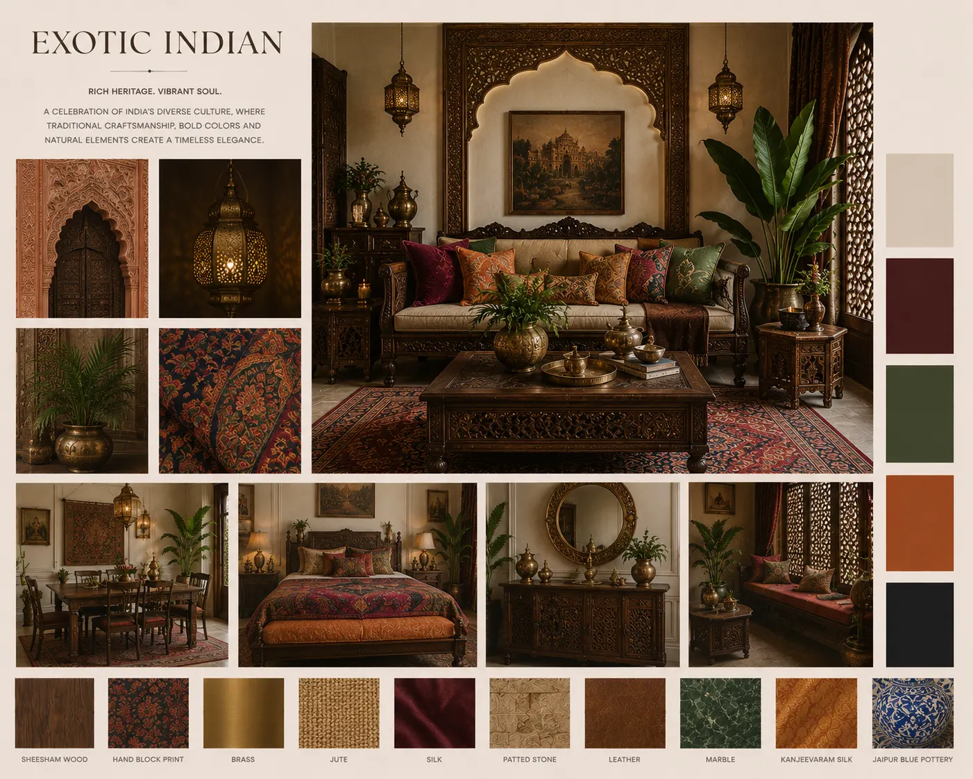 exotic Moodboard