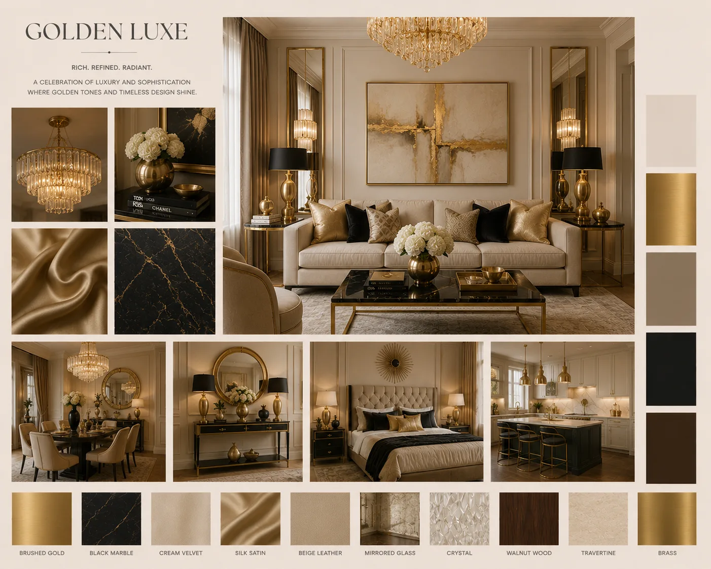 golden Moodboard