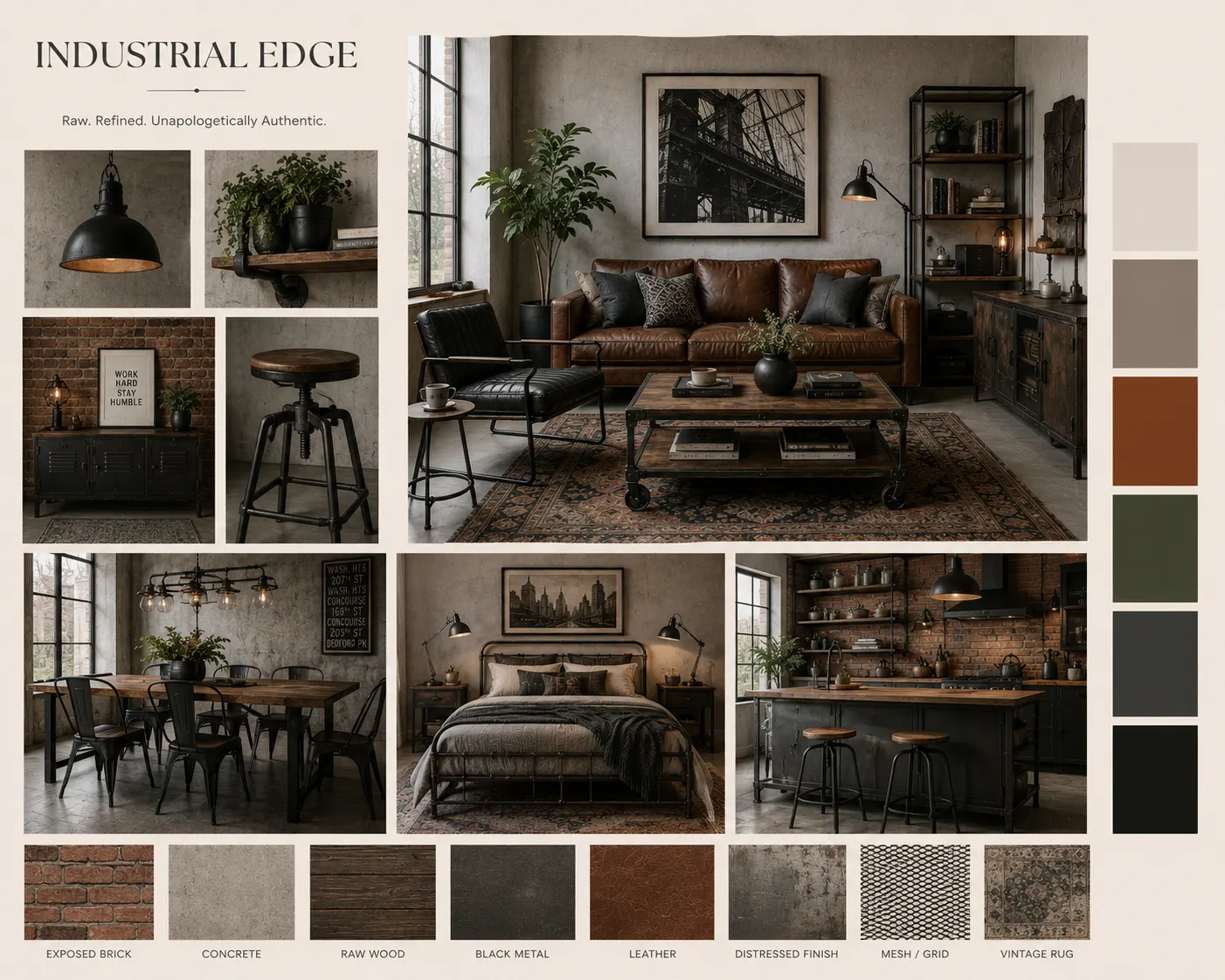 industrial Moodboard
