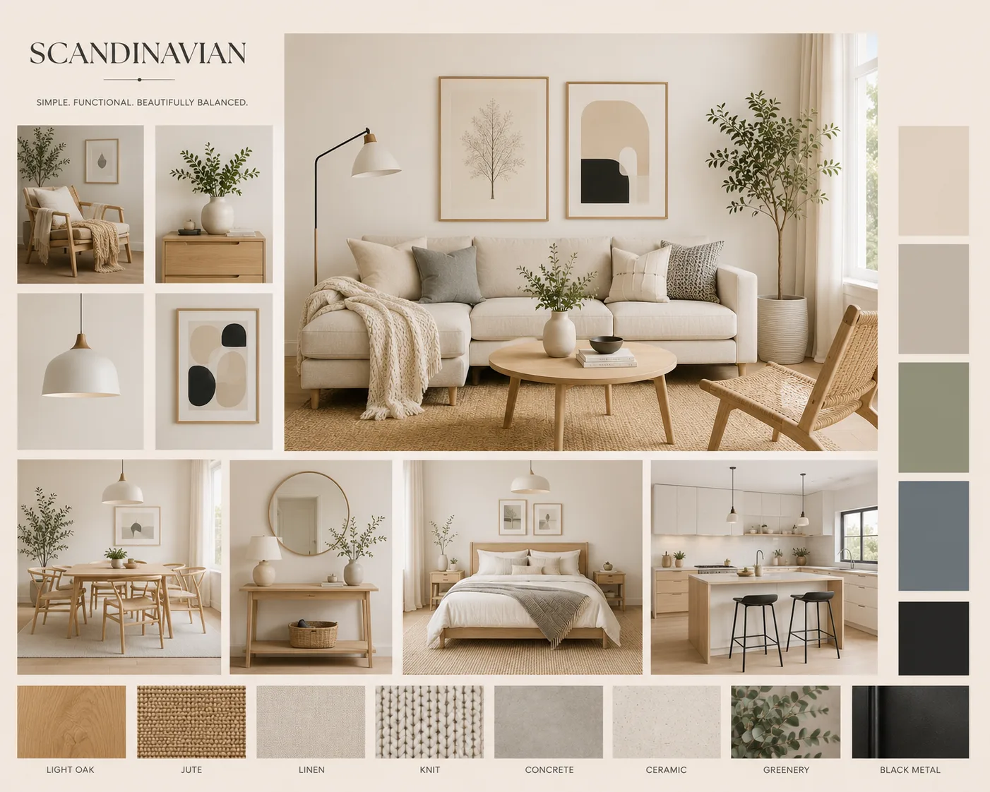 scandinavian Moodboard